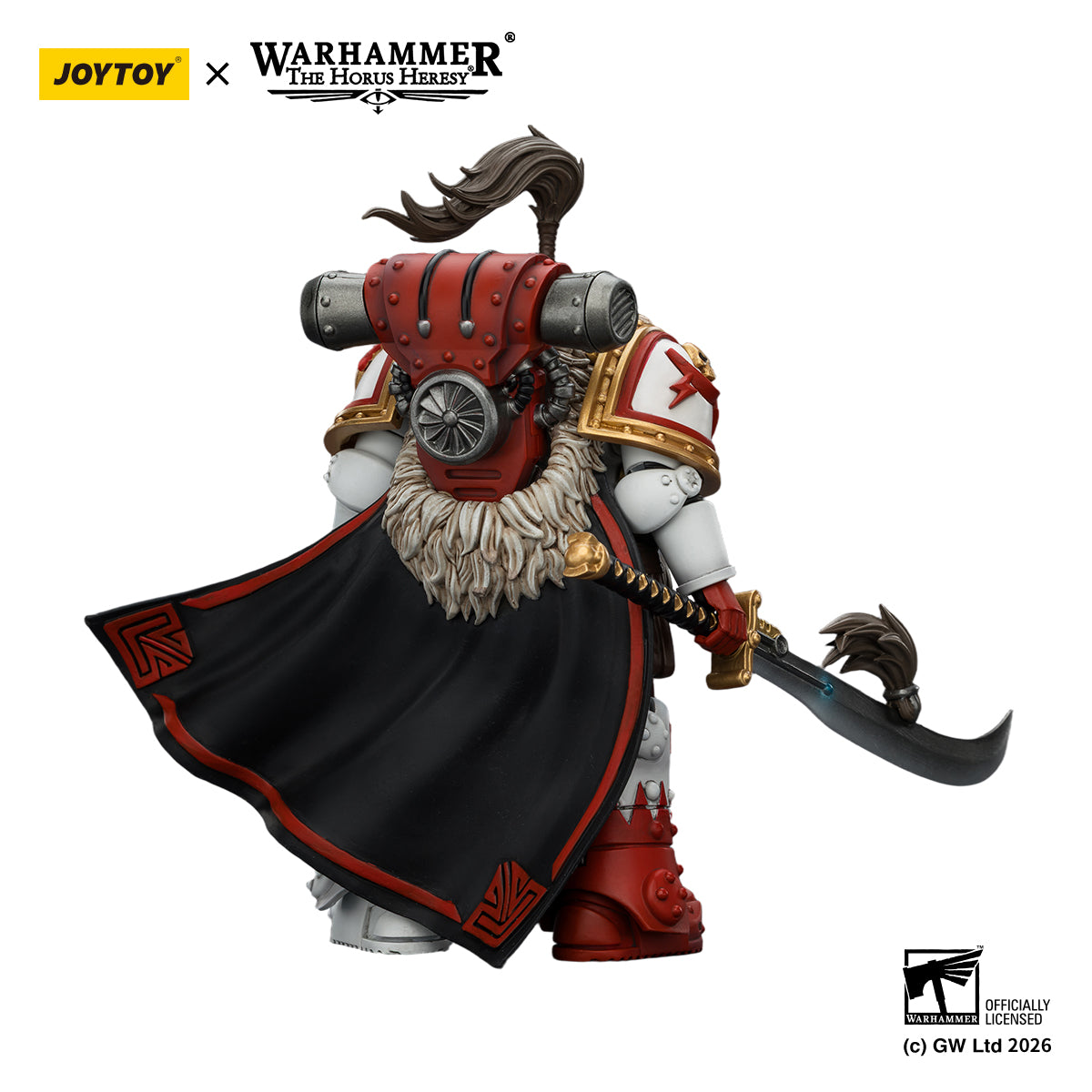 White Scars Hibou Khan,Seeker of Atonement,with power sword 'The Breath of the Storm'