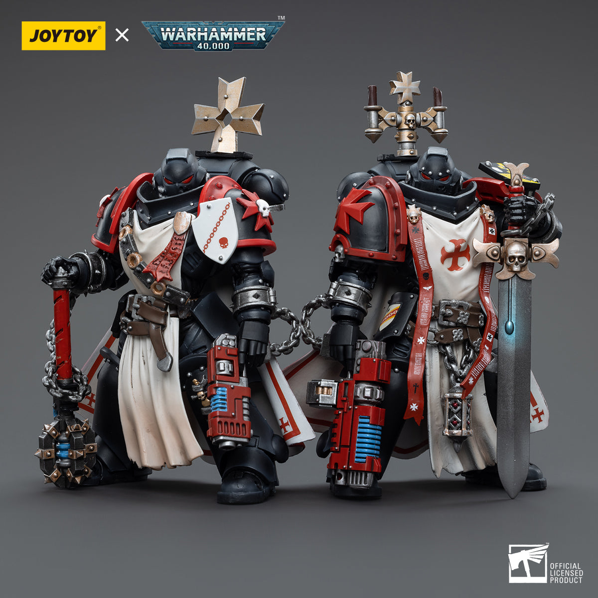 JOYTOY x WARHAMMER Black Templars Sword Brethren Brother Dragen