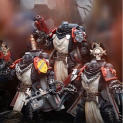 JOYTOY x WARHAMMER Hermanos de la espada Primaris de los Templarios Negros
