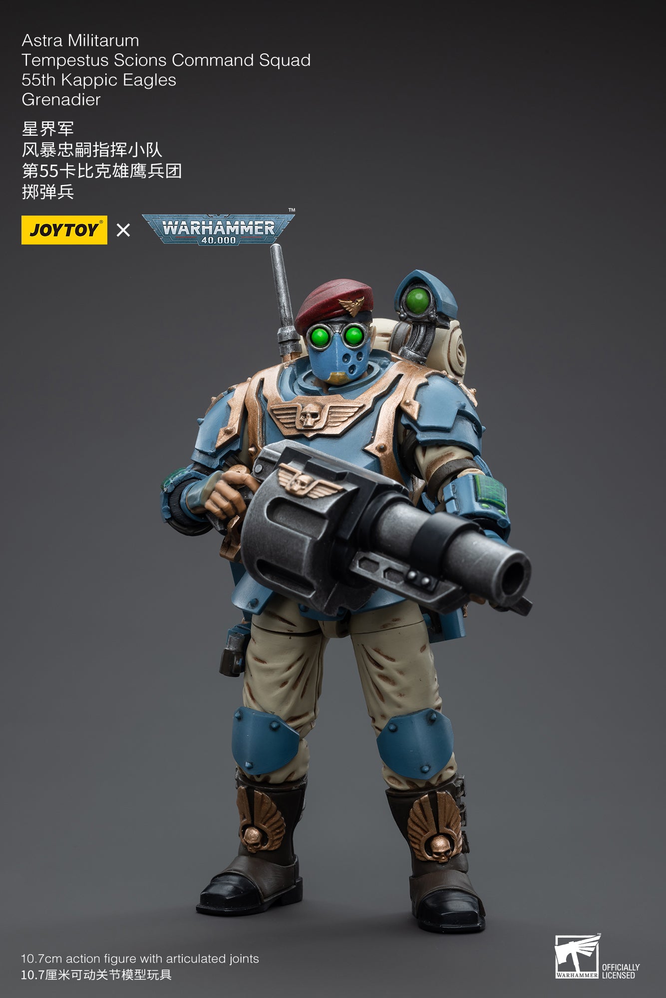 JOYTOY x Warhammer Astra Militarum Tempestus Scions Command Squad 55th Kappic Eagles