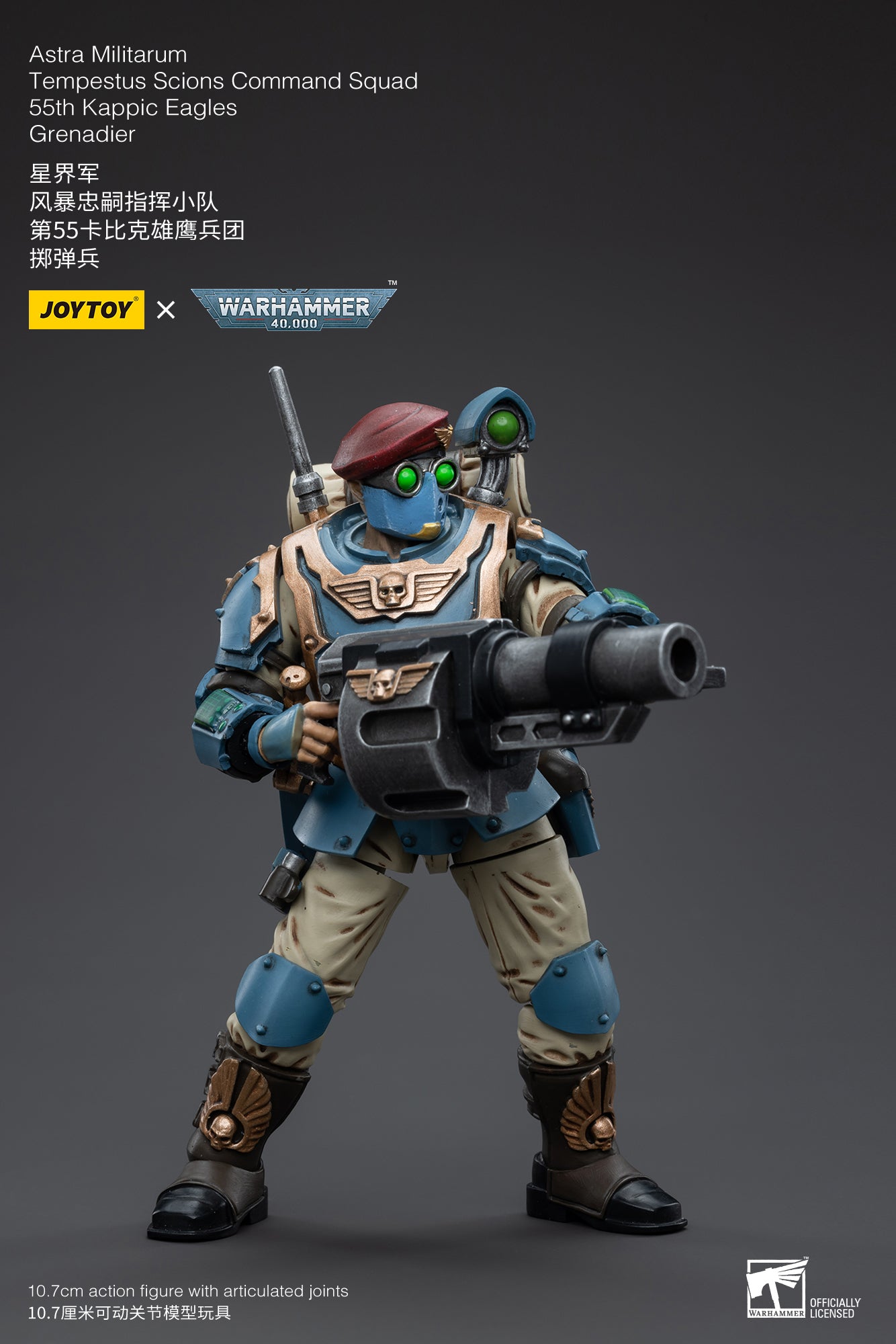 JOYTOY x Warhammer Astra Militarum Tempestus Scions Command Squad 55th Kappic Eagles