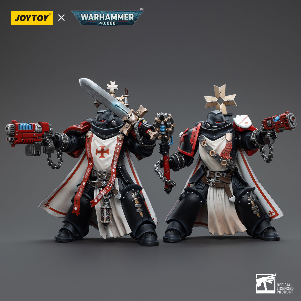 JOYTOY x WARHAMMER Black Templars Sword Brethren Brother Dragen