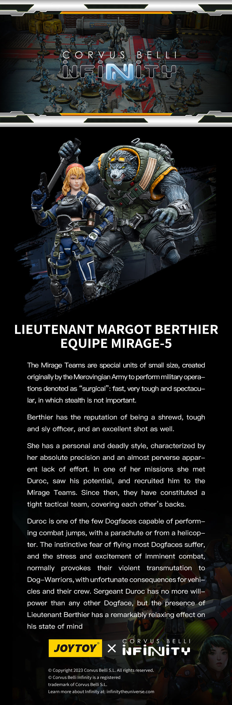 JOYTOY x INFINITY Ariadna Equipe Mirage-5