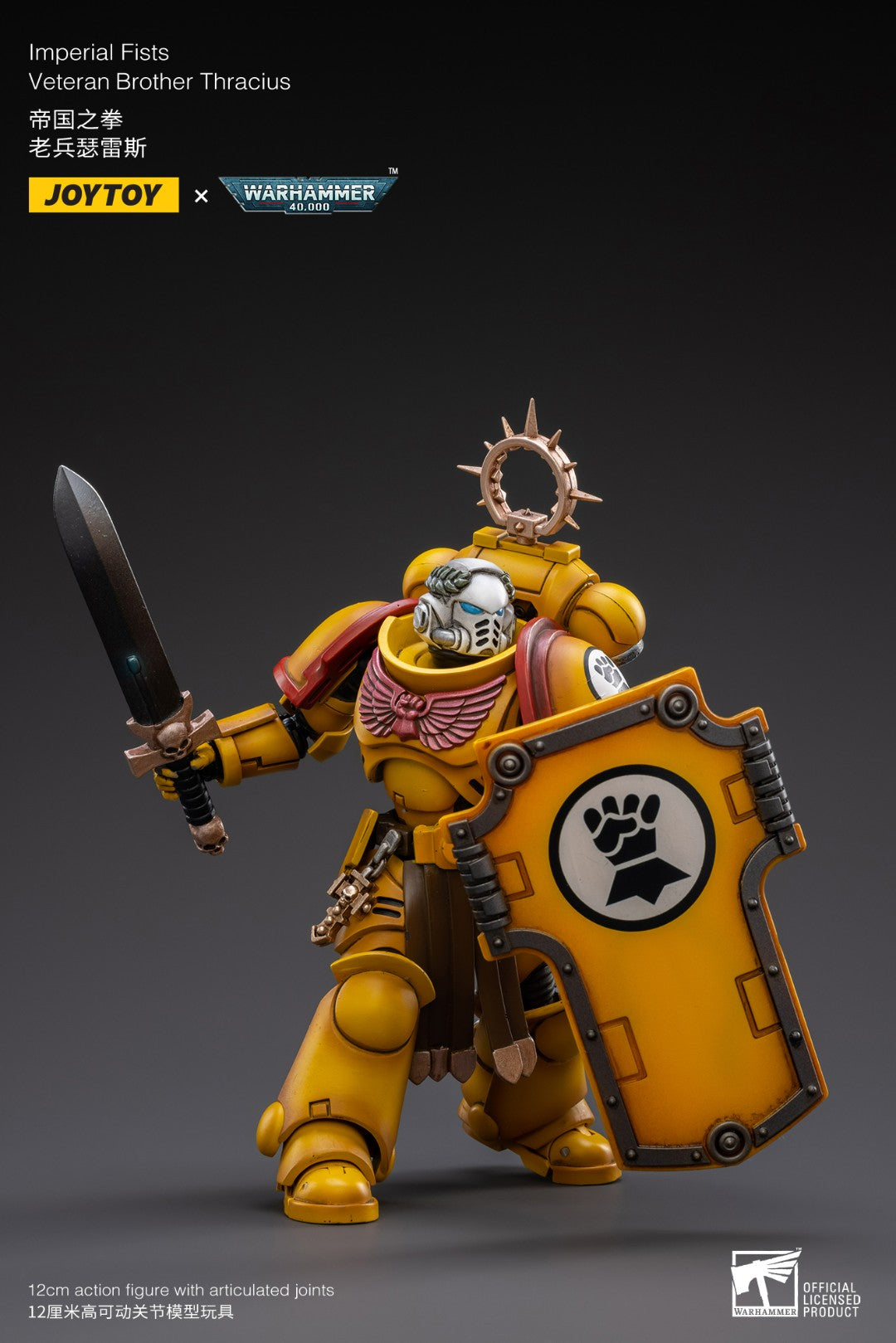 JOYTOY x WARHAMMER 40K Imperial Fists Veteran Brother Thracius