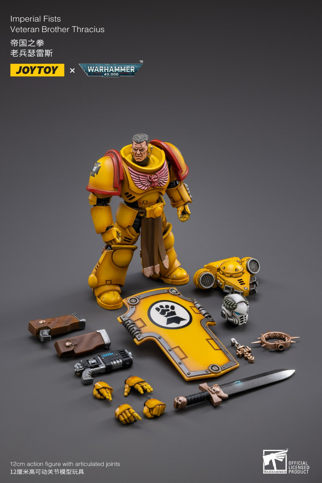 JOYTOY x WARHAMMER 40K Imperial Fists Veteran Brother Thracius